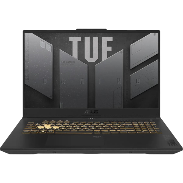 Ноутбук Asus TUF Gaming F17 FX707VJB-HX099 (Core 5 210H/17.3" FHD/16Gb/512Gb SSD/NVIDIA GeForce RTX 3050 6Gb/no OS) Grey - фото